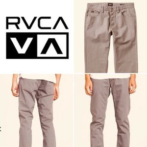 STAY RVCA STRAIGHT FIT PANTS
